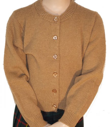 Westaway - Childrens shetland round neck cardigan